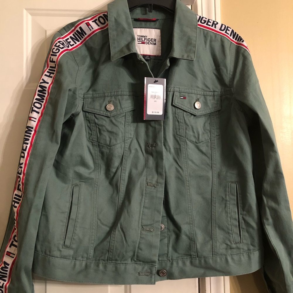Tommy Hilfiger Green Denim Jacket